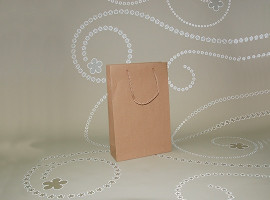 Hnedá EKO Premium taška 16x8x25 cm 