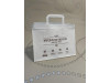 printing - white paper bags flat handles