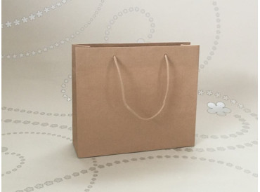 Extra široká hnedá EKO Premium taška 54x10x38.5 cm