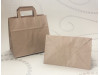 papierová taška hnedá s plochým uchom  26x17x25 cm gastro - od 0.095 €