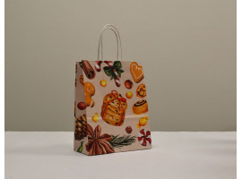 vianočné papierové tašky s motívom - dobroty26