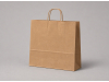 Brown paper bag | 45×17×48 cm | A2 | brown kraft | twisted handle